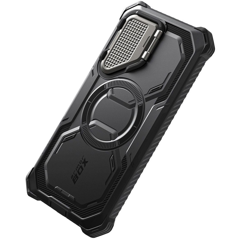 Etui pancerne Supcase i-Blason Armorbox Mag do Galaxy S25 Plus, czarne
